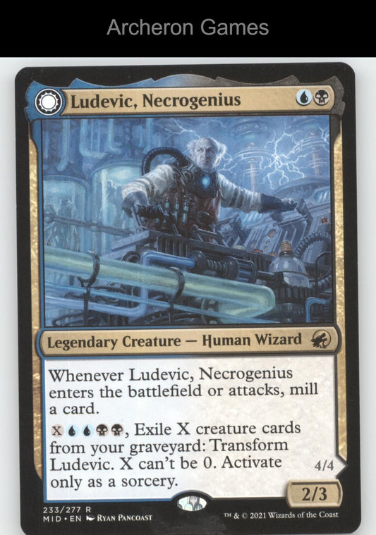 Ludevic, Necrogenius 233 R MTG Card The List Reprints