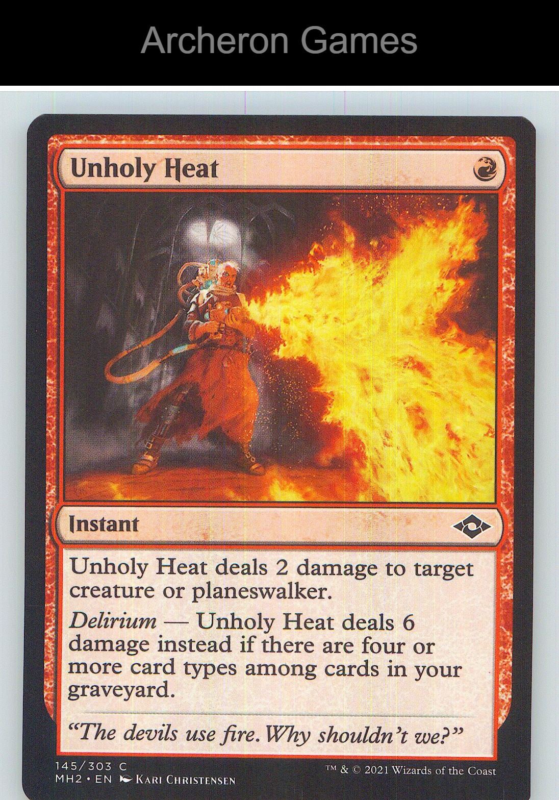 Unholy Heat MH2 145 C MTG Card NM/EX+
