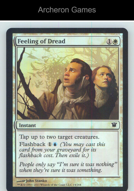 Feeling of Dread ISD 14 C MTG Card NM/EX+ Foil