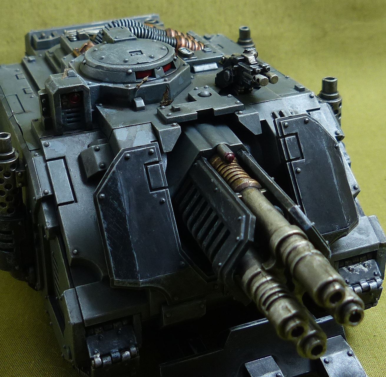 Legion Vindicator Siege Tank painted - Adepta Astartes - Warhammer Horus Heresy #4X4