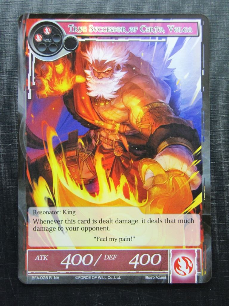 Force of Will Cards: TRUE SUCCESSOR OF CERTO, VOLGA FOIL NA # 22H74