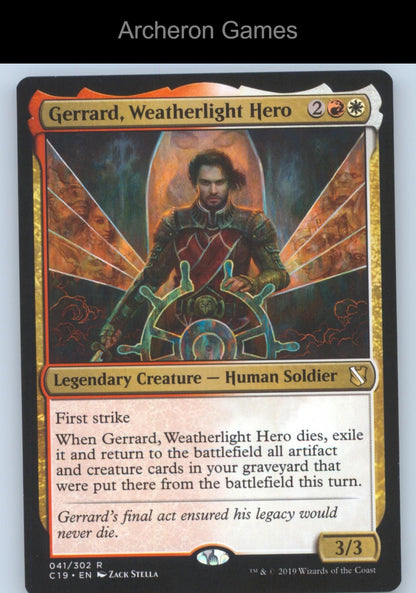 Gerrard, Weatherlight Hero 41 R MTG Card Commander 2019