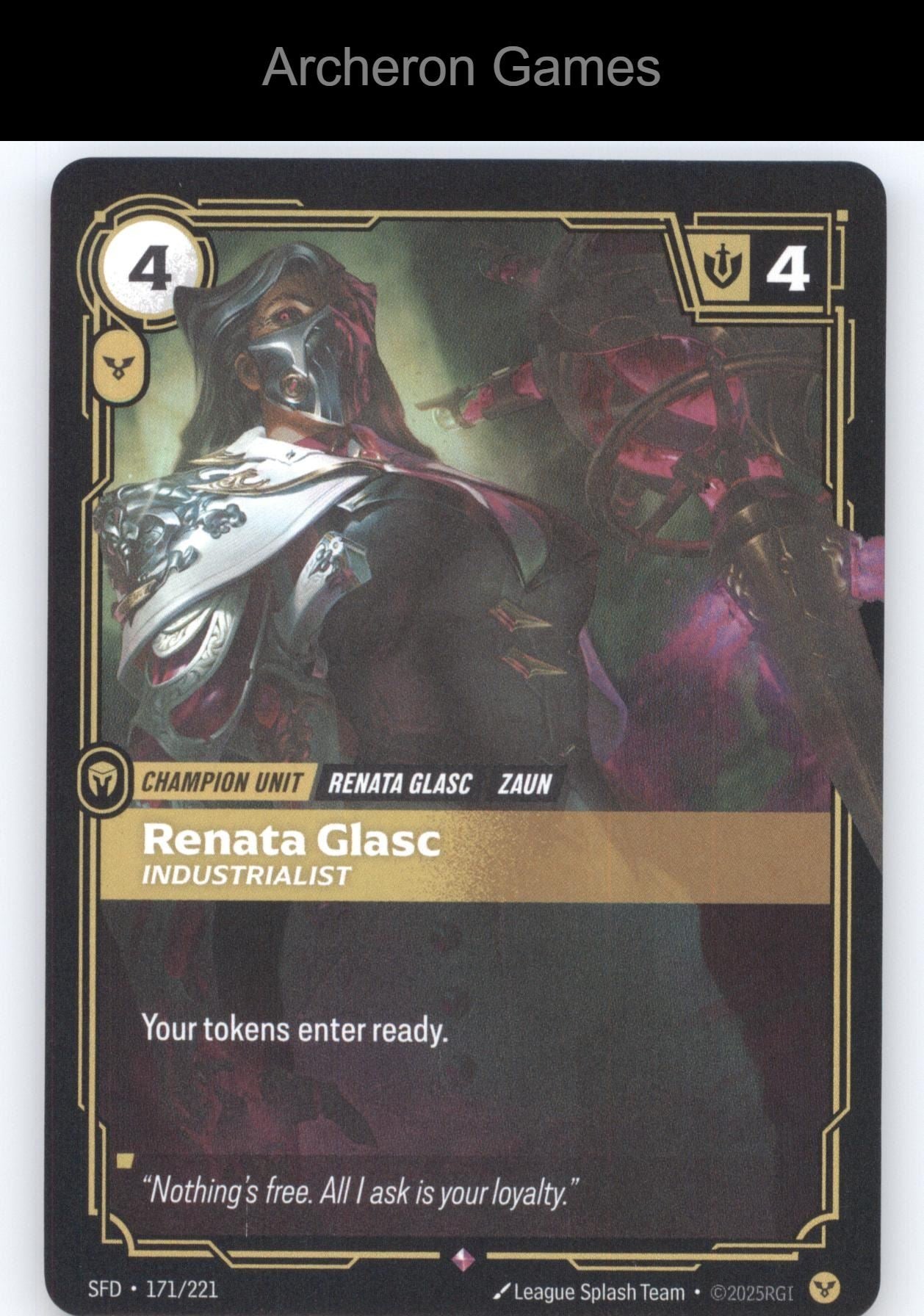 Renata Glasc - Industrialist SFD 171/221 R  Card Spiritforged
