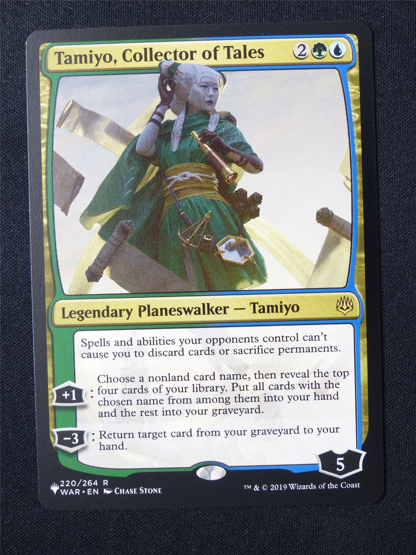 Tamiyo Collector of Tales - WAR - Mtg Card #5EJ