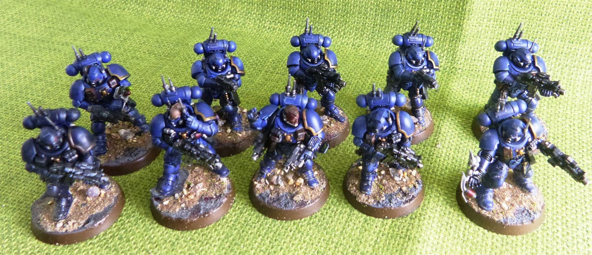 Infiltrator Squad - Painted - Space Marines - Warhammer AoS 40k #HN