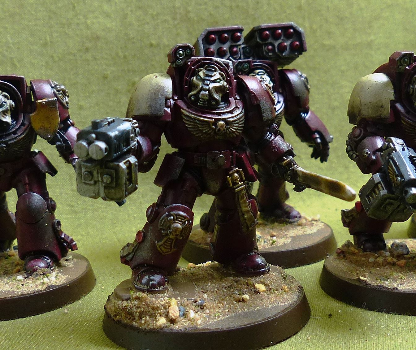 Terminator Squad painted - Space Marines - Warhammer 40K #1BB