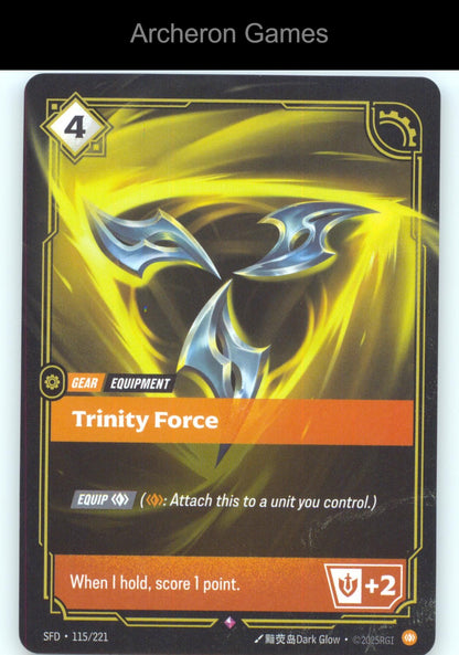 Trinity Force SFD 115/221 R  Card Spiritforged
