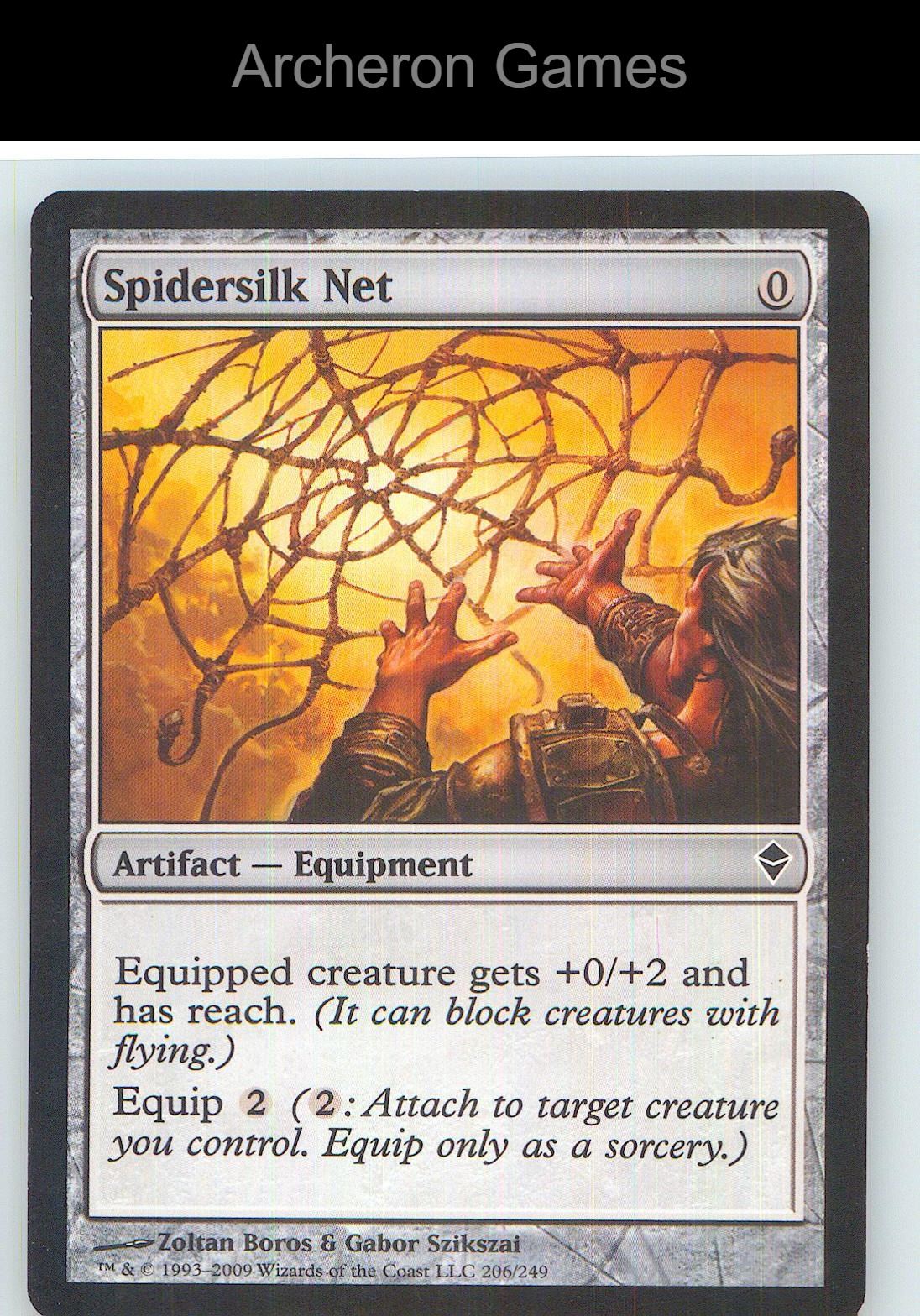 Spidersilk Net ZEN 206 C MTG Card NM/EX+