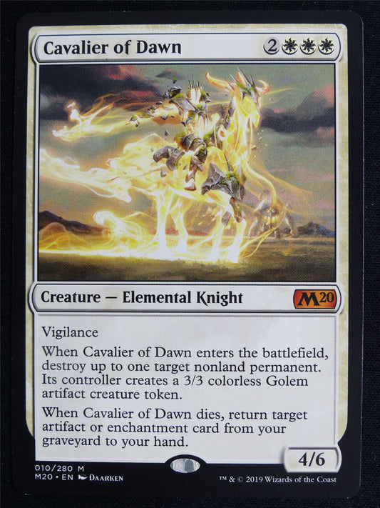 Cavalier of Dawn - M20 - Mtg Card #4O8