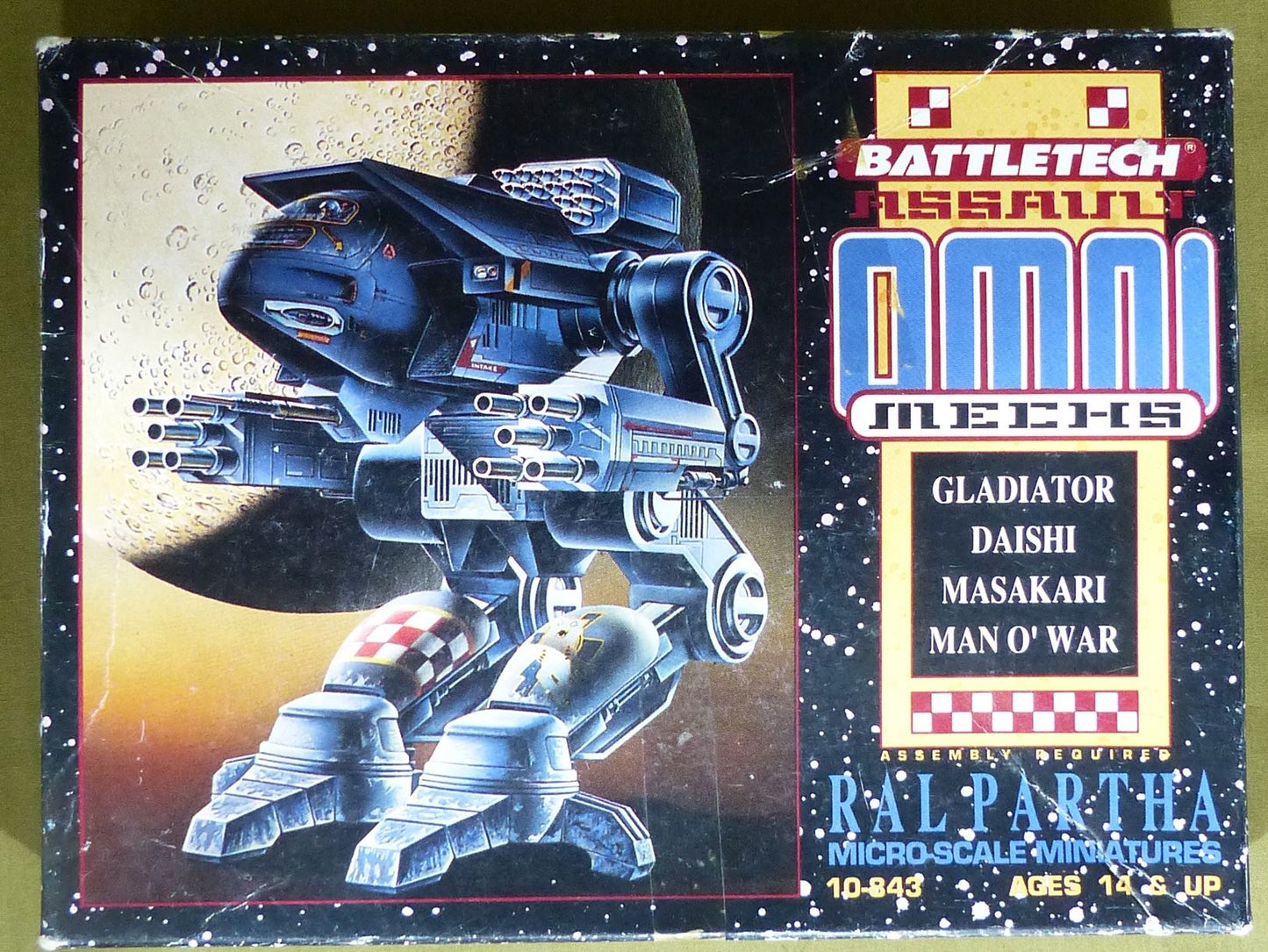 Ral Partha Battletech Metal Mini Assault Omni Mechs #1RH