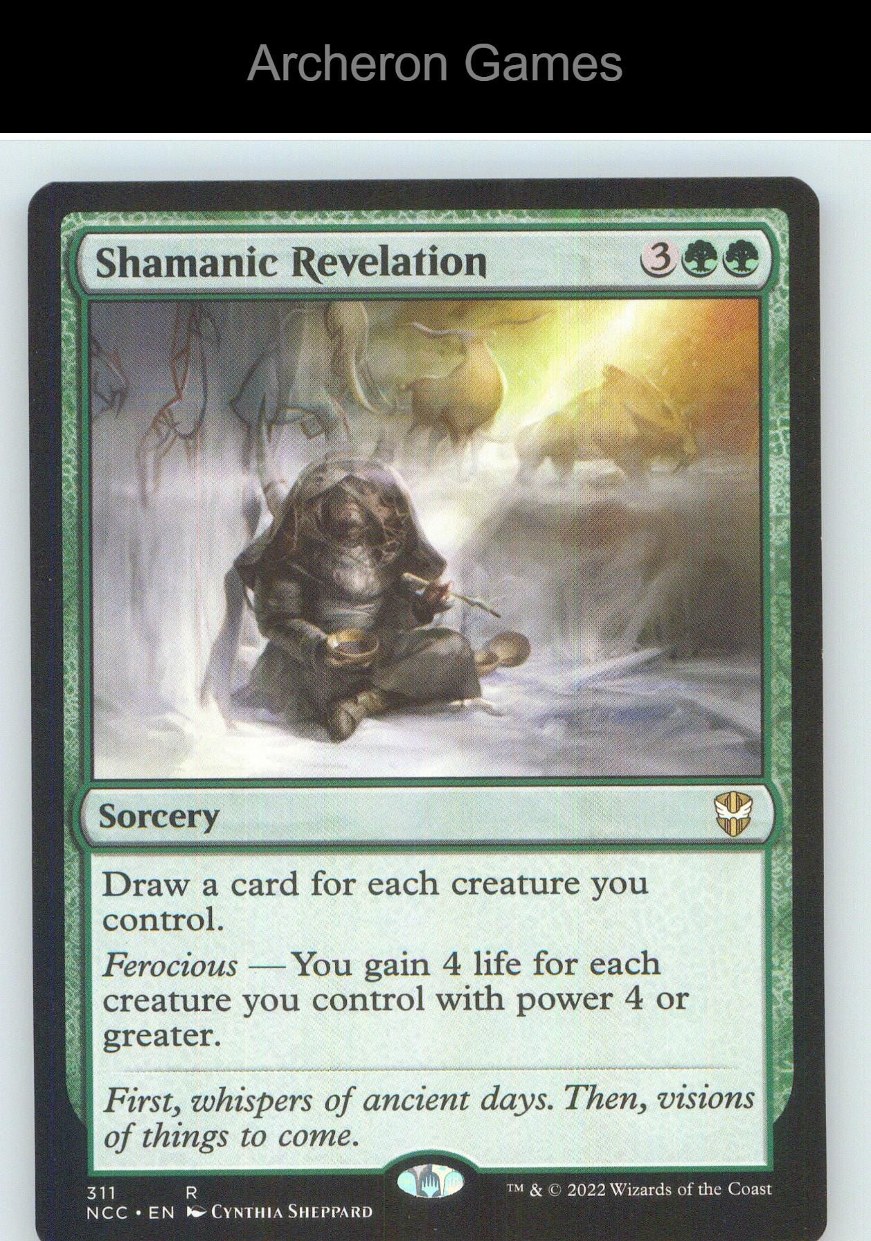 Shamanic Revelation NCC 311 R MTG Card NM/EX+