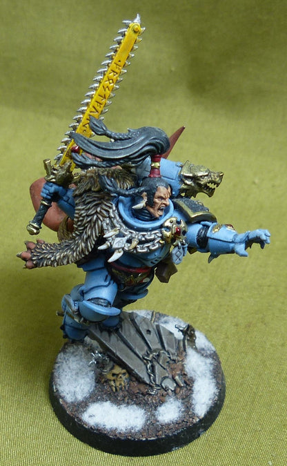 Ragnar Blackmane painted - Space Wolves - Warhammer 40K #3K3