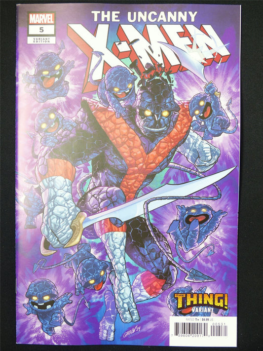 The Uncanny X-MEN #5 Thing Variant - B&B Jan 2025 Marvel Comic #3TX