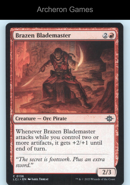 Brazen Blademaster 136 C MTG Card The Lost Caverns of Ixalan