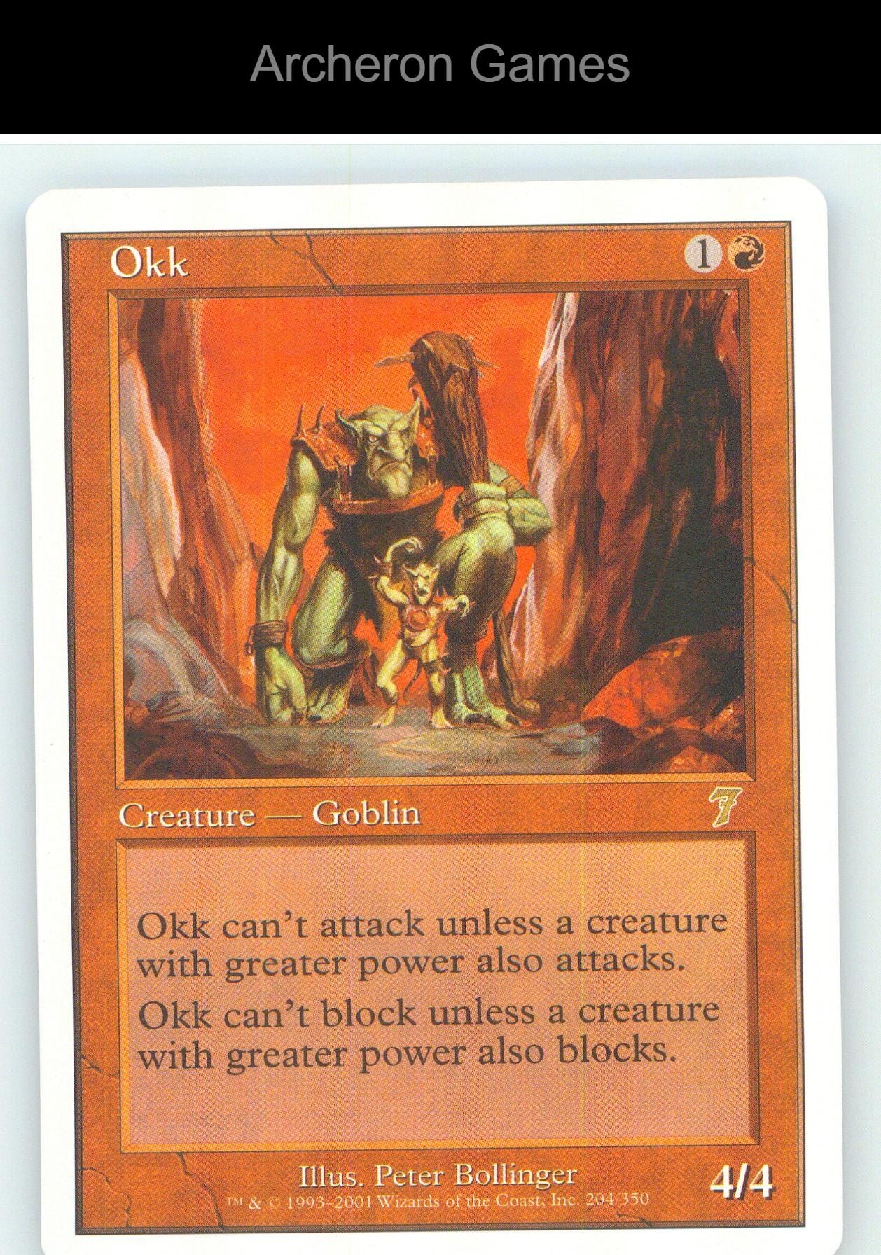 Okk 7ED 204 R MTG Card NM/EX+