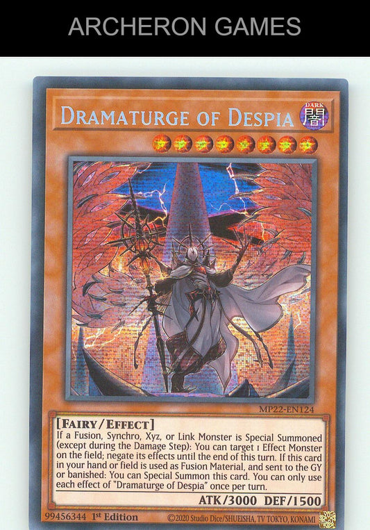 Dramaturge of Despia SEC YUGIOH Card