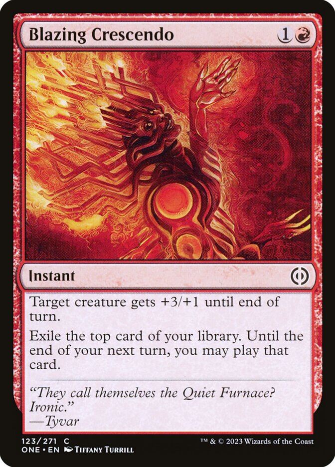 Blazing Crescendo - Phyrexia: All Will Be One one