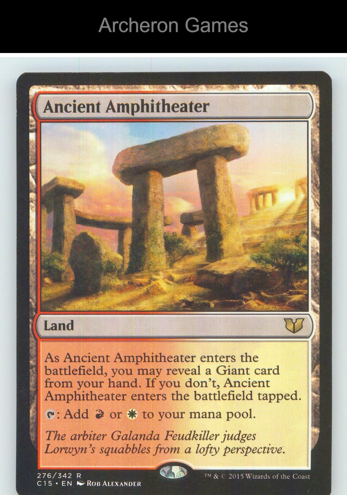 Ancient Amphitheater C15 276 R MTG Card NM/EX+