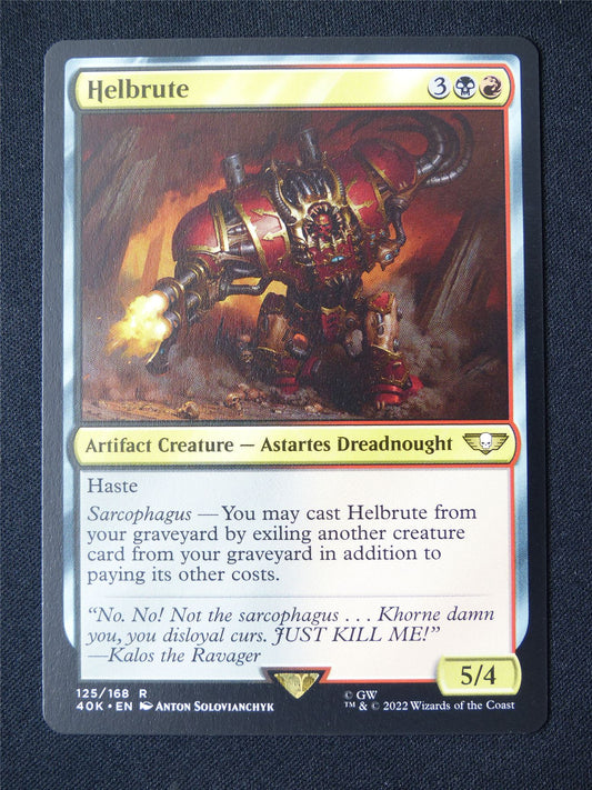 Helbrute - 40K - Mtg Card #33B