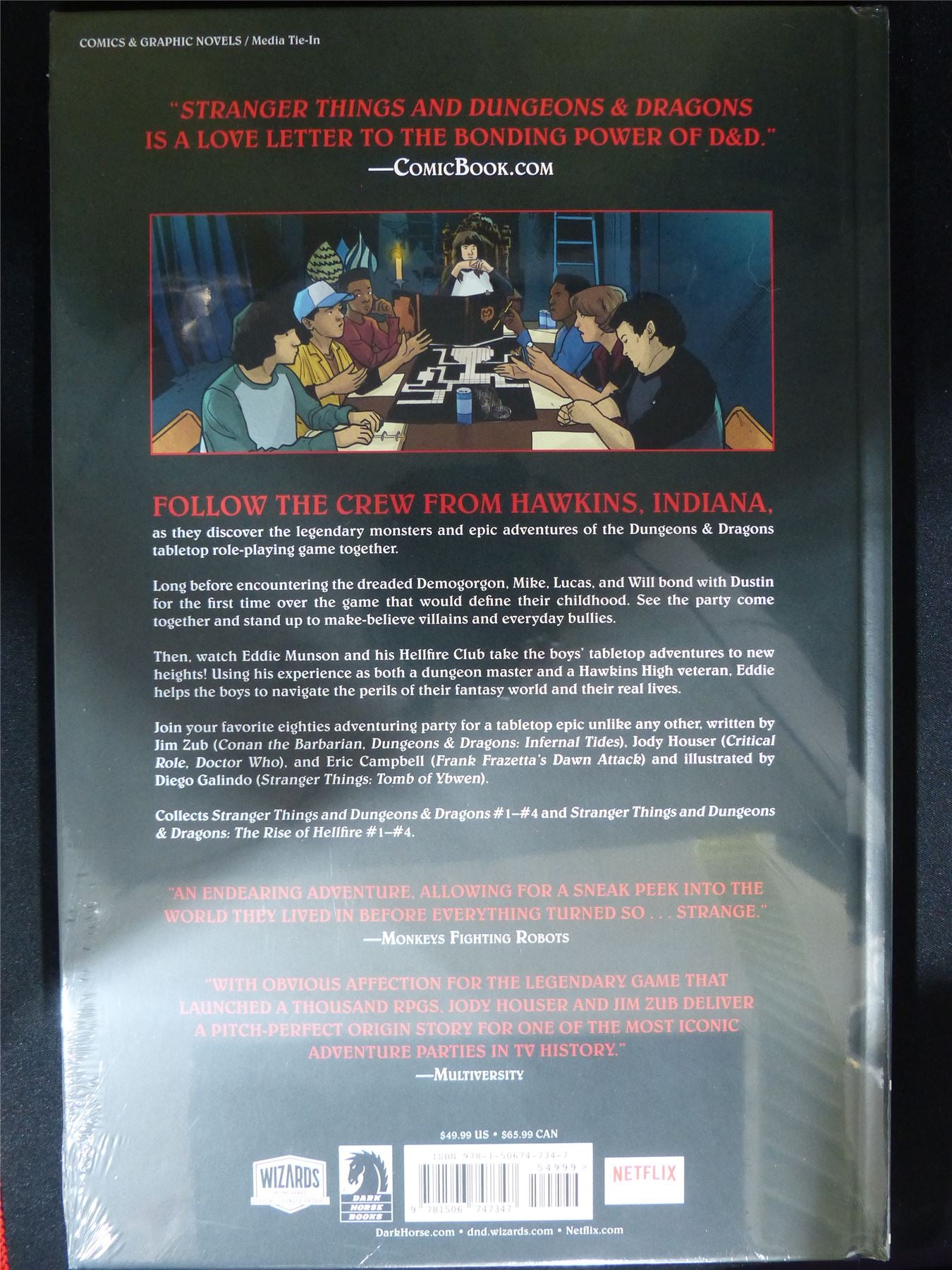 Stranger Things and Dungeons & Dragons: Library Edition - Dark Horse Graphic Hardback #QR