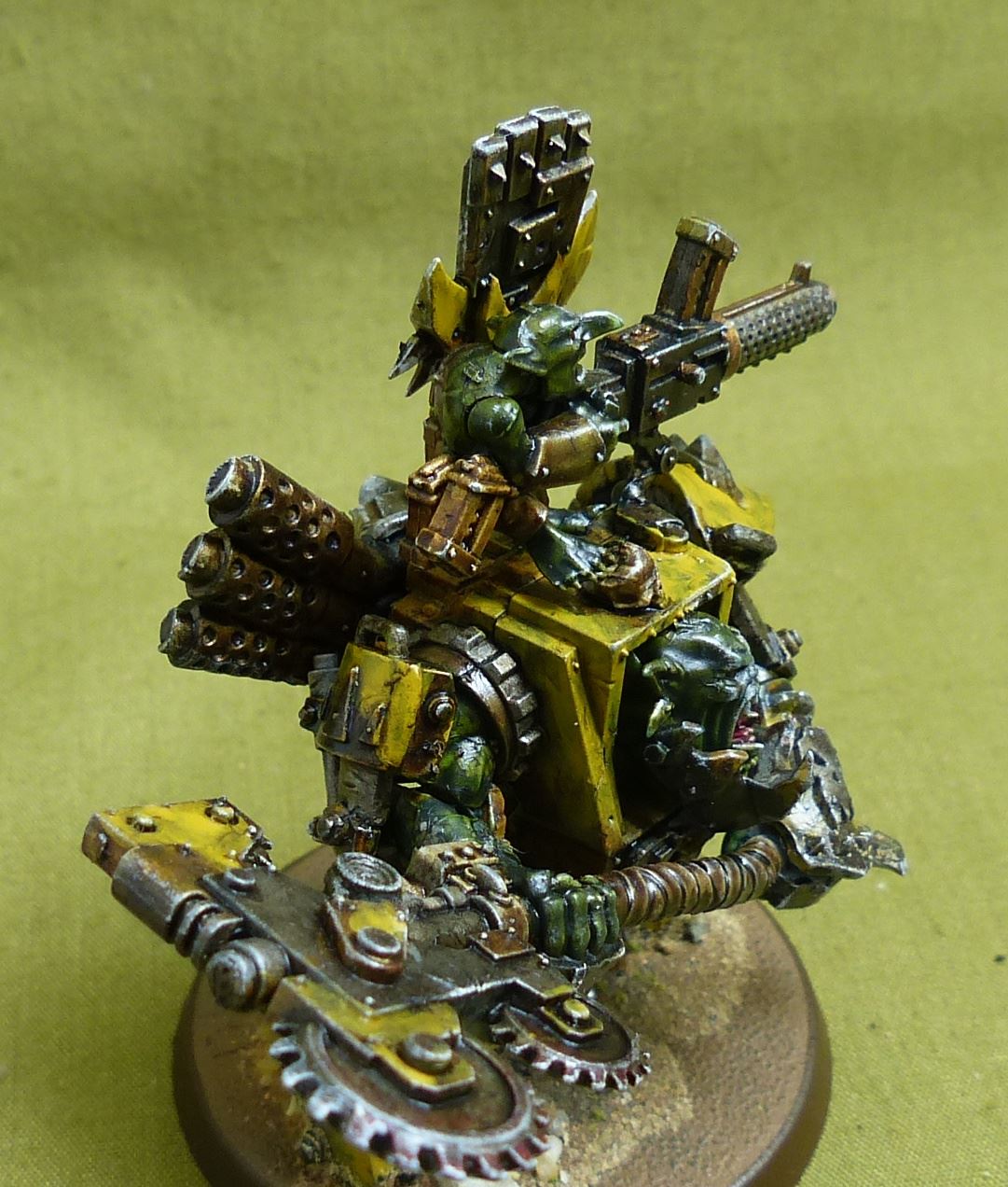 Warboss in Mega Armour painted - Orks - Warhammer 40K #1IQ