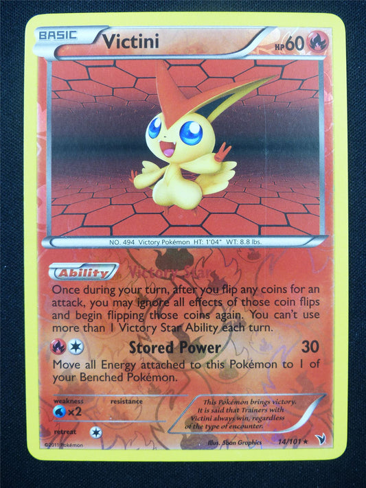 Victini 14/101 Reverse Holo - Pokemon Card #NW