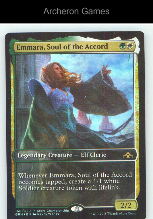 Emmara, Soul of the Accord 168 R MTG Card NM/EX+ Foil