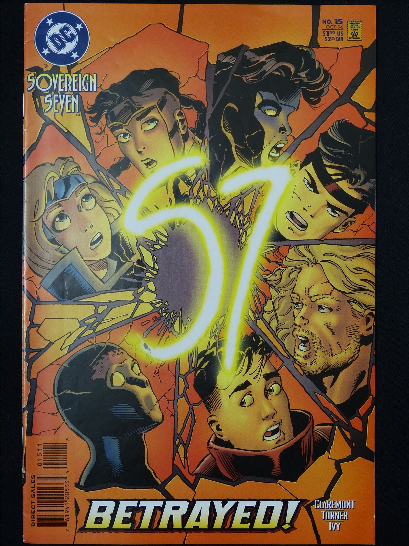 SOVEREIGN Seven #15 - B&B DC Comic #3Q8