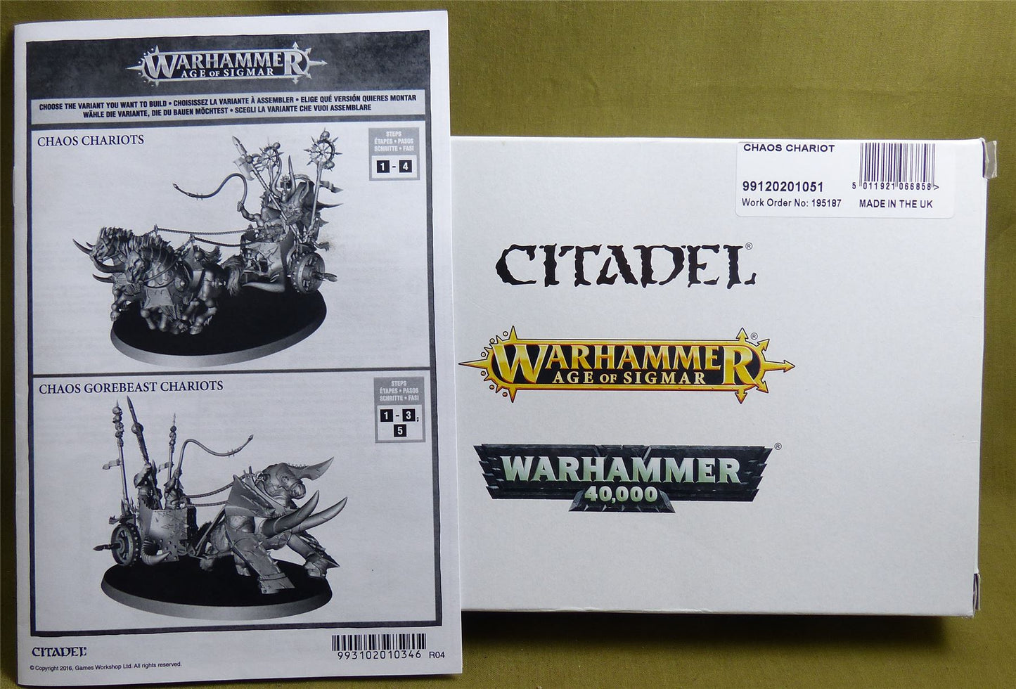 Chaos Chariot - Slaves to Darkness - Warhammer AoS #1RC