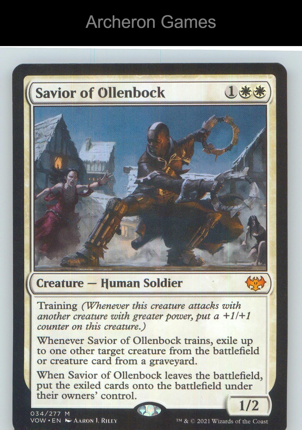 Savior of Ollenbock VOW 34 Mythic MTG Card NM/EX+