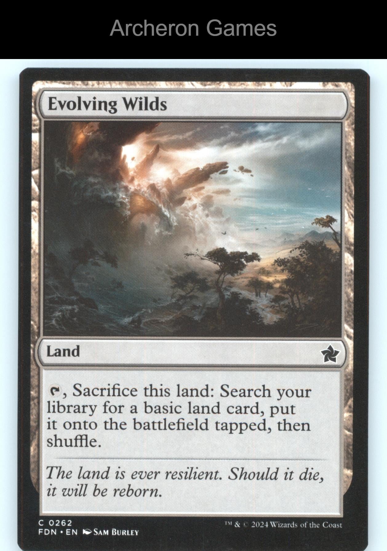 Evolving Wilds FDN 262 C MTG Card Foundations