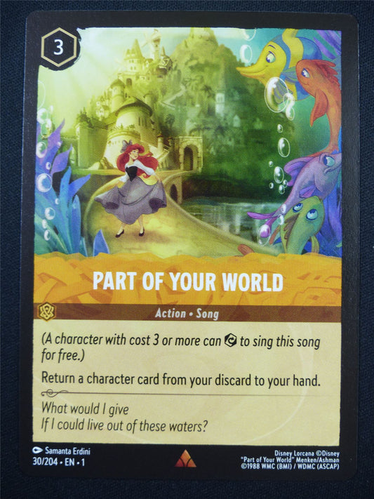 Part of Your World 30/204 - Lorcana Card #5KW