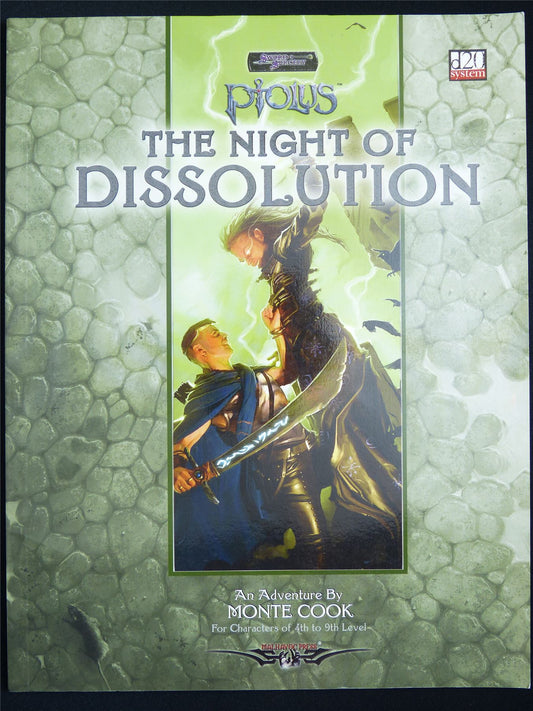 Ptolus: The Night of Dissolution Adventure - Sword and Sorcery Roleplay Softback #6N5