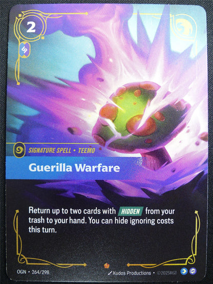 Guerilla Warfare 264/298 Epic Rare Foil - OGN - Riftbound Card #2DO