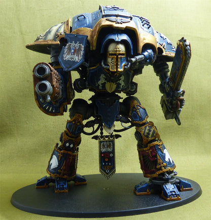 Imperial Knight with Forgeworld Shoulder Pads painted - Warhammer 40K #Z8