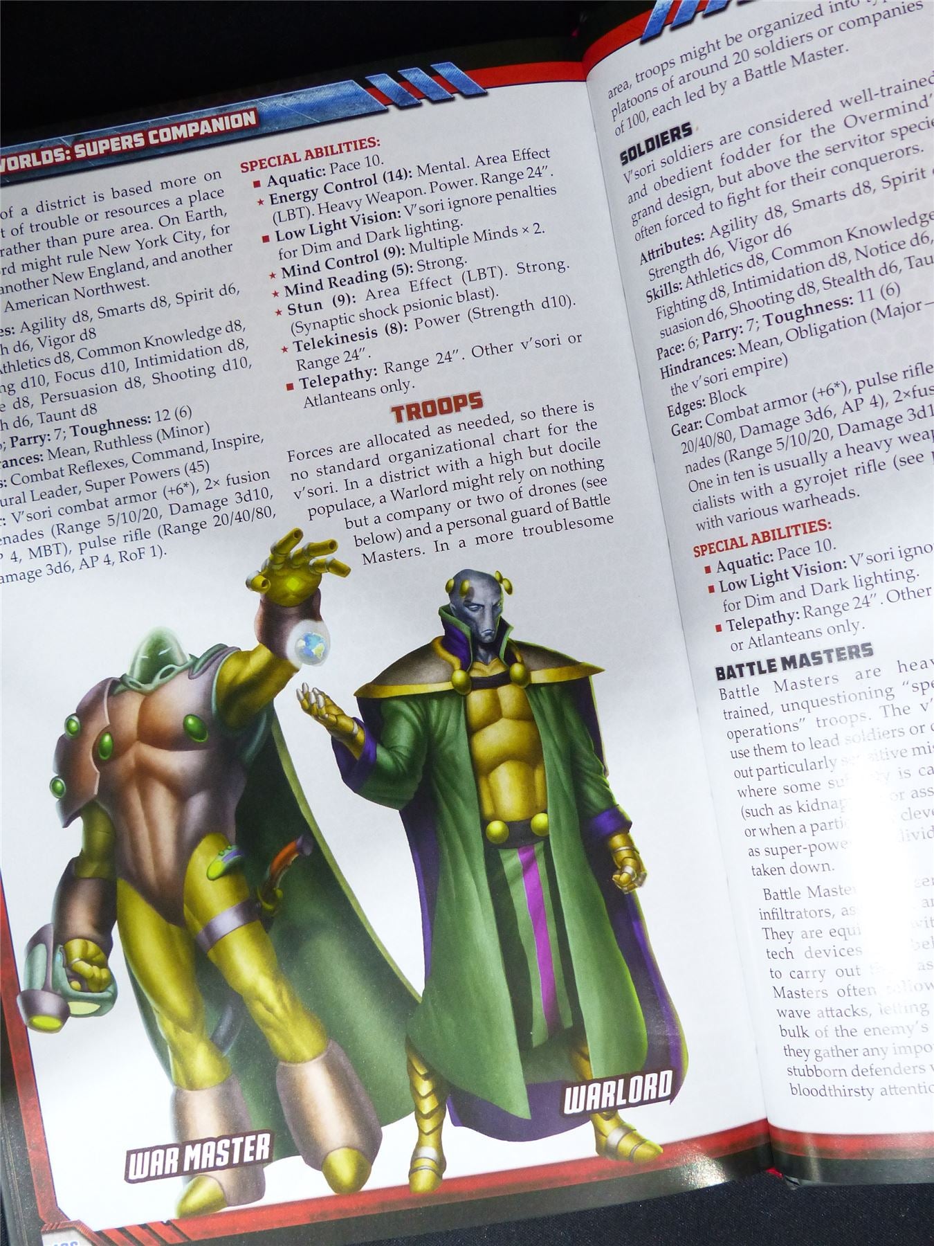 Savage World Advneture Edition: Super Powers Companion - Roleplay Hardback #1WQ