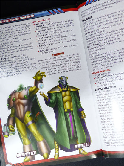 Savage World Advneture Edition: Super Powers Companion - Roleplay Hardback #1WQ