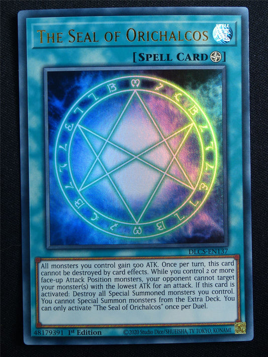 The Seal of Orichalcos DLCS Ultra Rare - 1st ed Yugoioh Card #31I