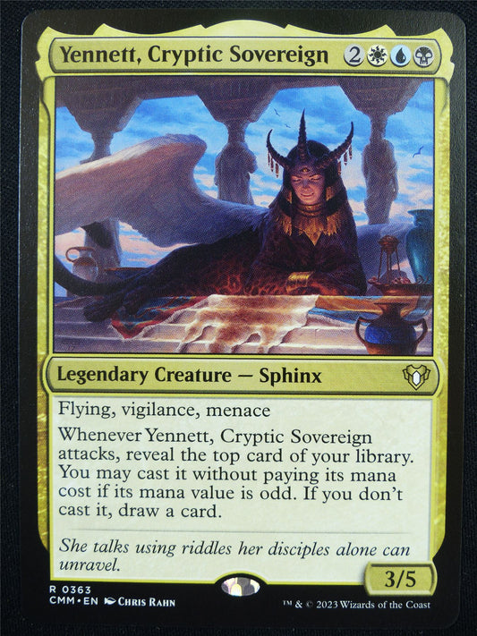 Yennett Cryptic Sovereign - CMM - Mtg Card #2PZ