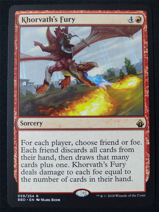 Khorvath's Fury - BBD - Mtg Card #23X