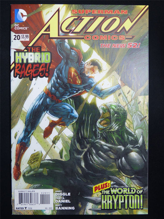 SUPERMAN: Action Comics #20 new 52! - DC Comic #3BC