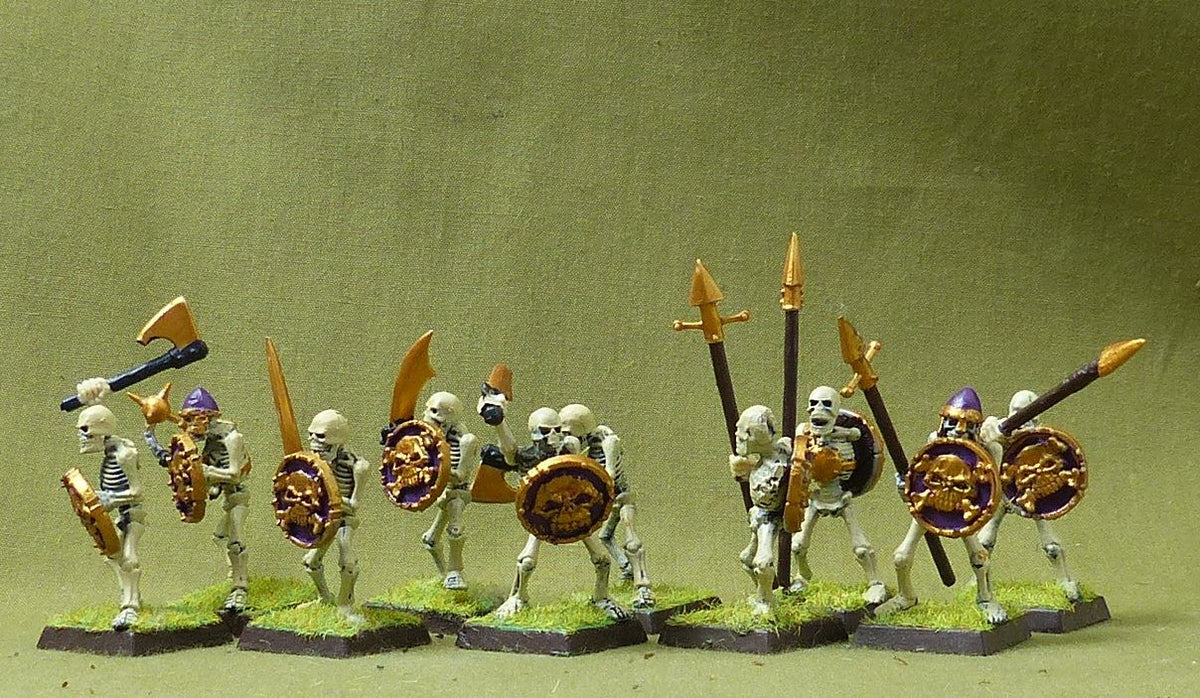 Classic Skeletons painted - Undead - Warhamer Fantasy #4VZ