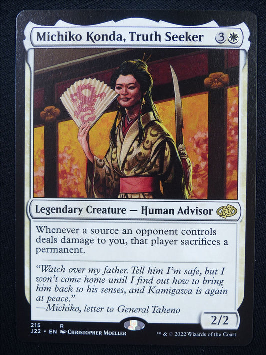 Michiko Konda Truth Seeker - J22 - Mtg Card #2CL