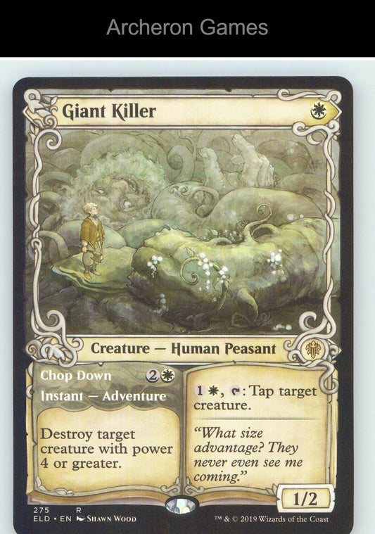 Giant Killer (Showcase) ELD 275 R MTG Card NM/EX+