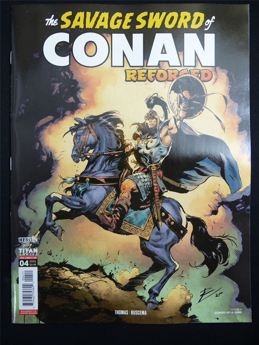 The Savage Sword of Conan: Reforged #4 Cvr A - May 2026 Titan Comic Magezine #4P