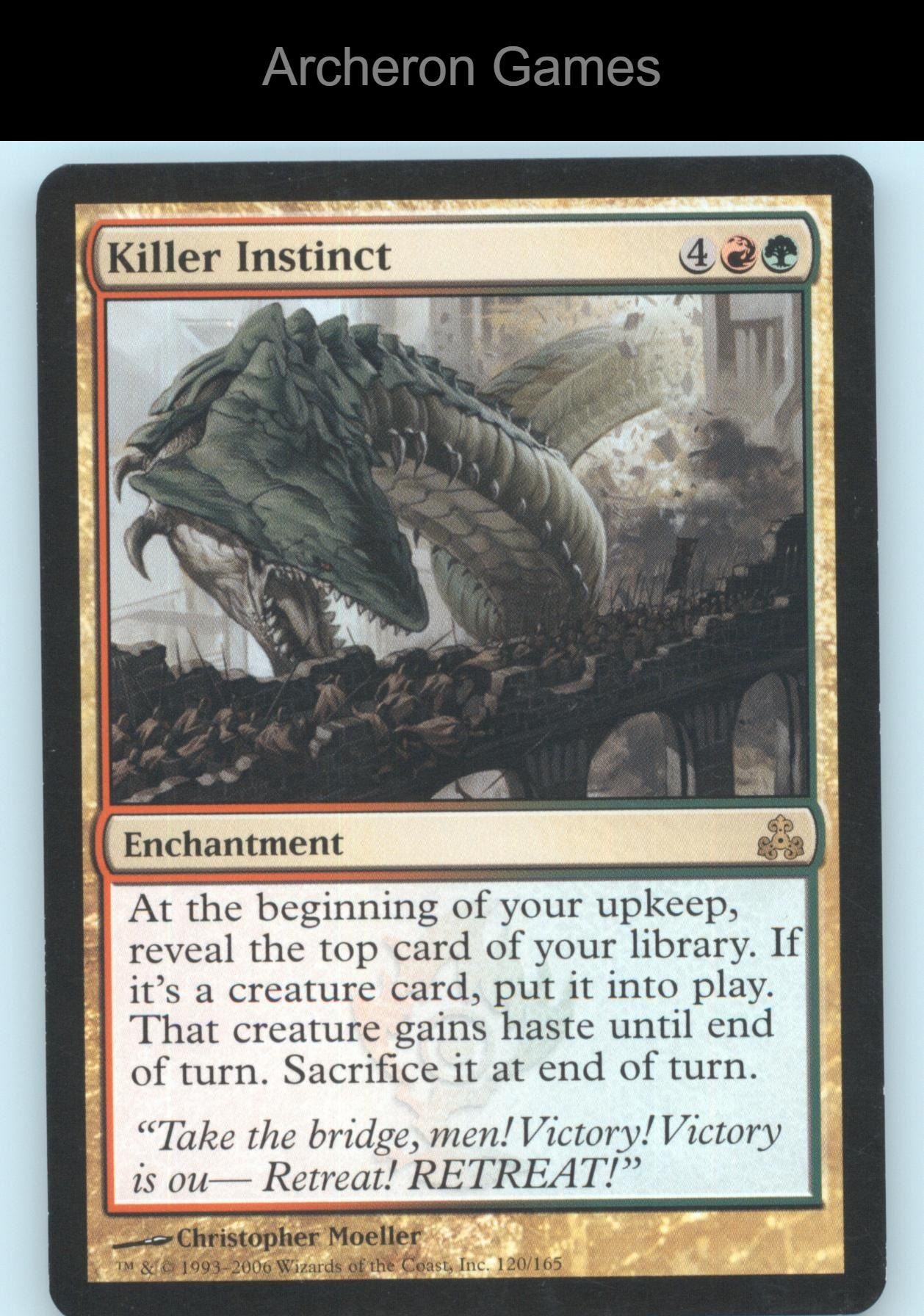 Killer Instinct 120 R MTG Card Guildpact