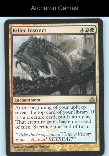 Killer Instinct 120 R MTG Card Guildpact