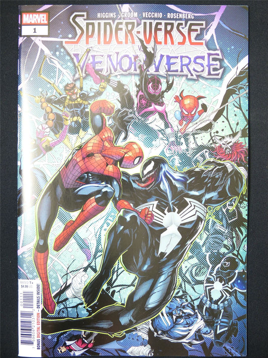 SPIDER-VERSE vs Venomverse #1 - Jul 2025 Marvel Comic #DU