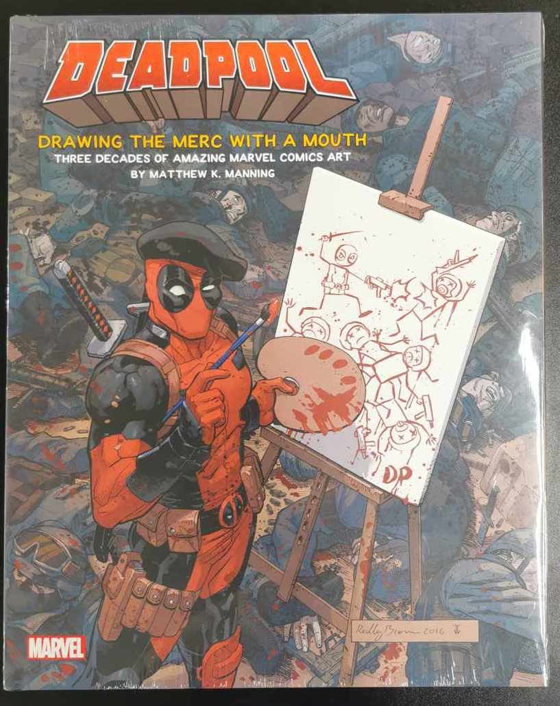 Deadpool Drawing the Merc with a Mouth - Titan Gift Book Hardback #M3