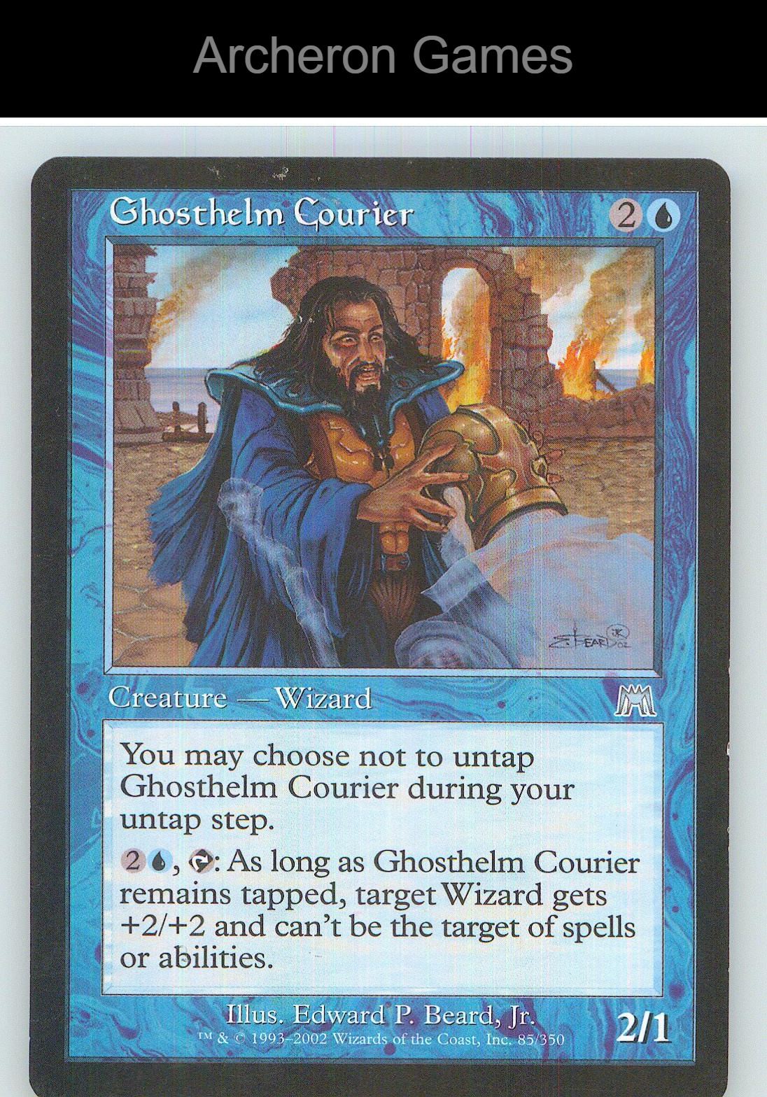 Ghosthelm Courier ONS 85 UC MTG Card NM/EX+